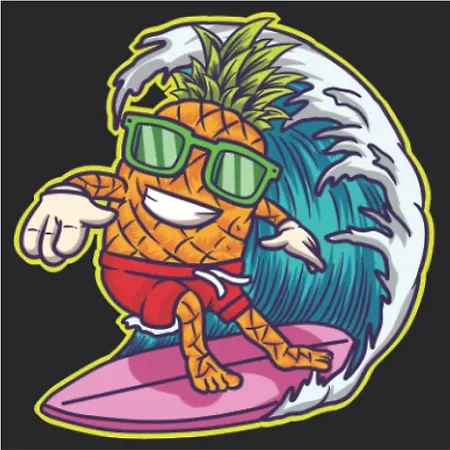 Ananas&surf Local Lejlighed *